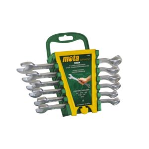 juego de 6 llaves combinadas metricas estuche plastico - mota