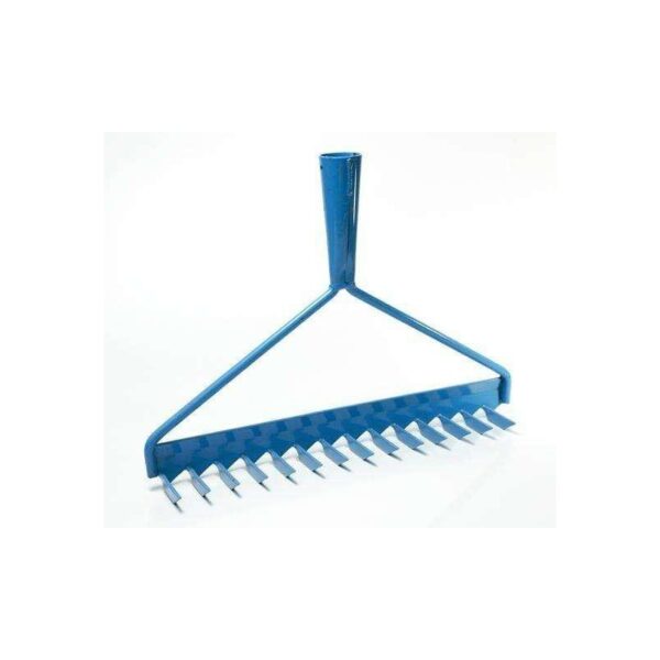 Rastrillo de 12 dientes con rienda