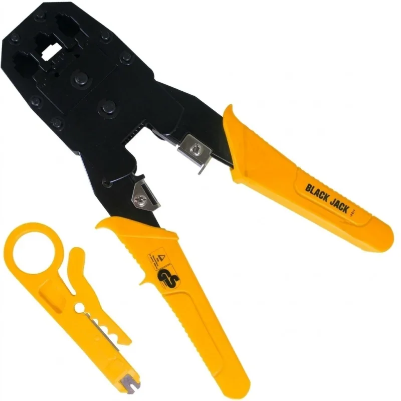 Alicate de crimpar Black Jack para terminales y conectores eléctricos