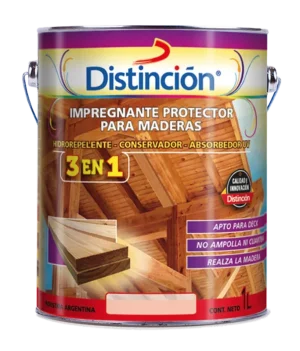 Impregante para maderas SATINADO 1 lt - Distinción