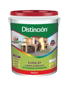 Látex exterior-interior 4 L - Distinción Gold
