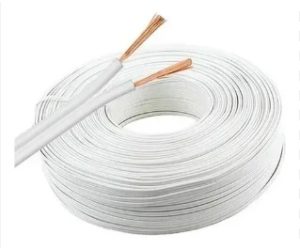 Rollo de cable bipolar BLANCO 2 x 1,5 mm