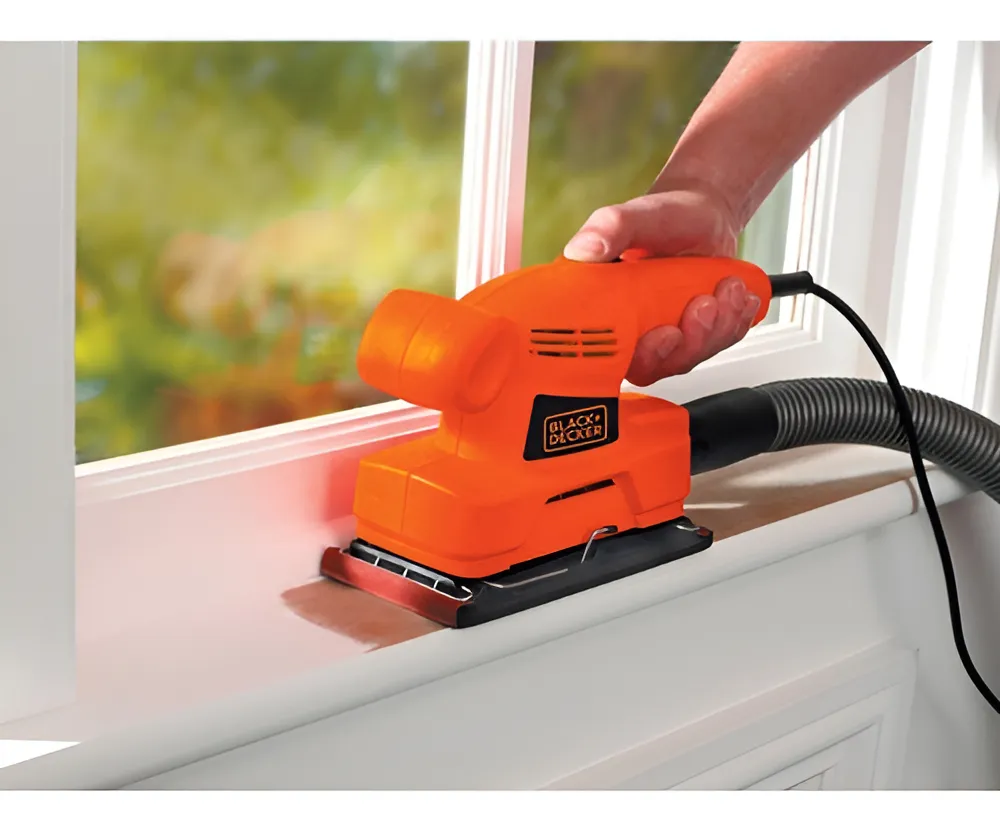 Lijadora orbital 1/3" de hoja 138 w - Black & Decker - Imagen 4