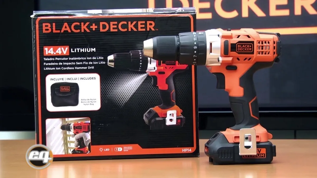 Taladro a batería 14,4 V (13 mm) - Black & Decker - Imagen 4