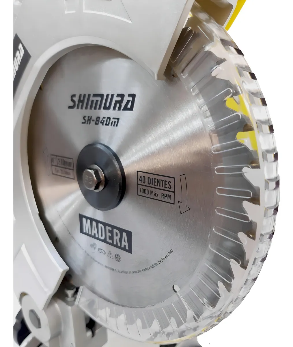 Sierra ingleteadora 1250 w (8") - Shimura - Imagen 2