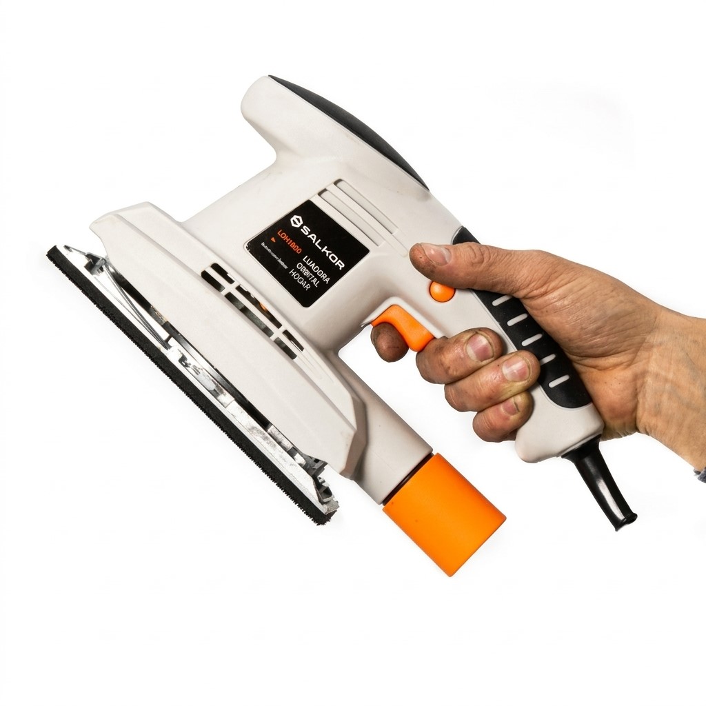 Lijadora orbital 1/3" de hoja 180 w - Salkor - Imagen 5