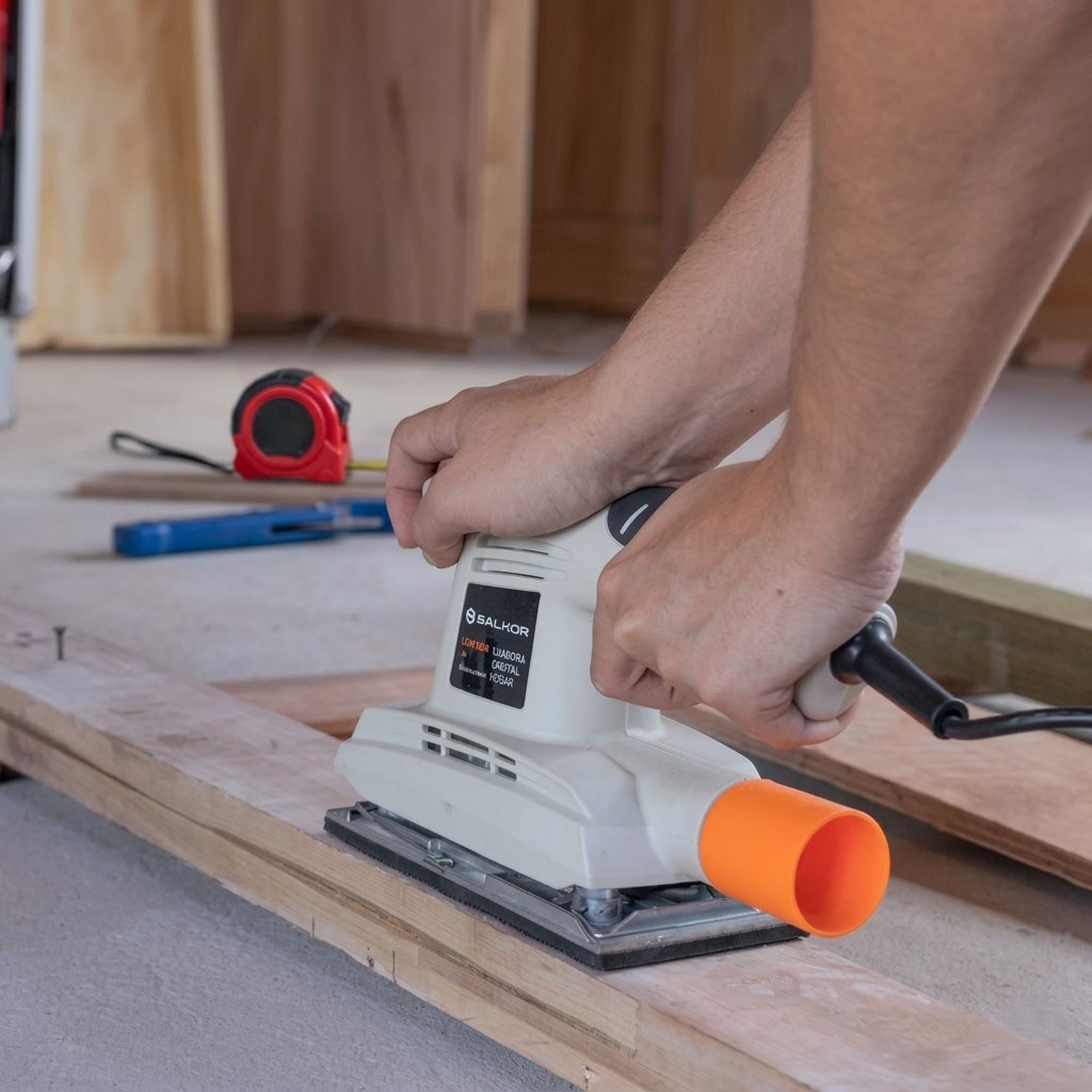 Lijadora orbital 1/3" de hoja 180 w - Salkor - Imagen 6