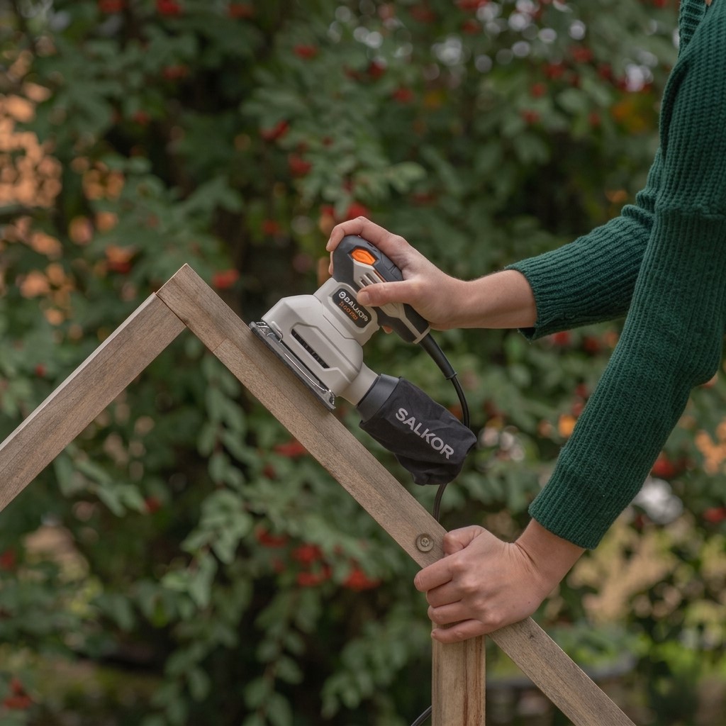 Lijadora orbital 1/4" de hoja 250 w - Salkor - Imagen 6