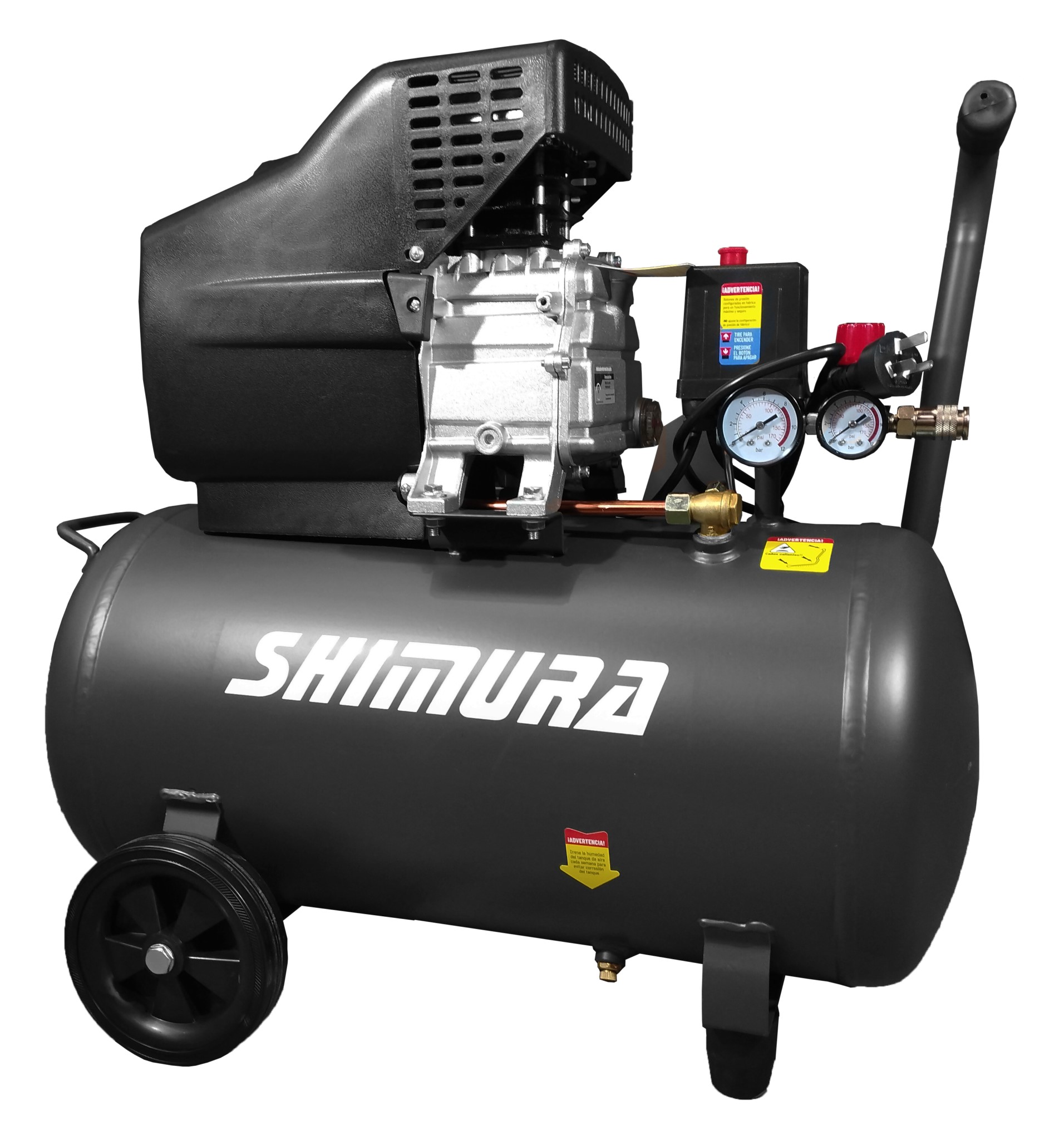 Compresor de Aire Shimura 50 L (SH-CD50) - Ferretería Manos a la Obra